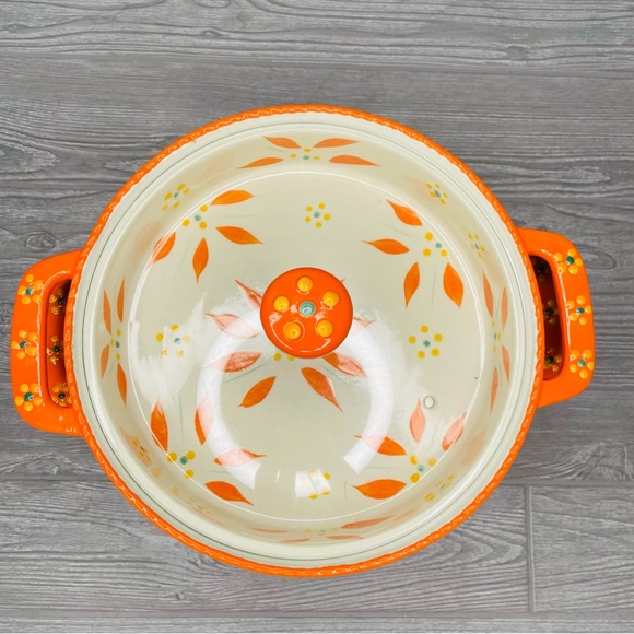 Temp-tations Tara old world floral stacking bowls pans lid 1qt 2qt 3 qt broken - Picture 3 of 9